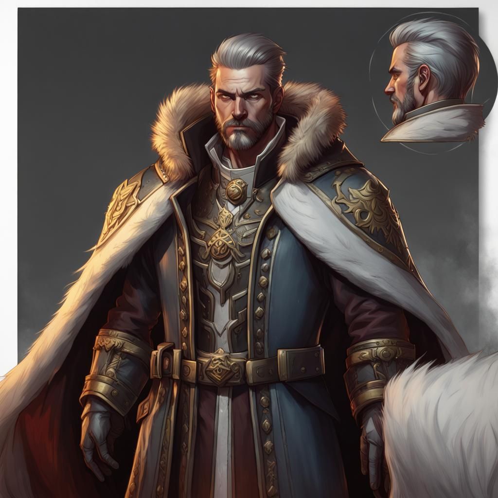 Rogue Trader Portrait in Comic Style