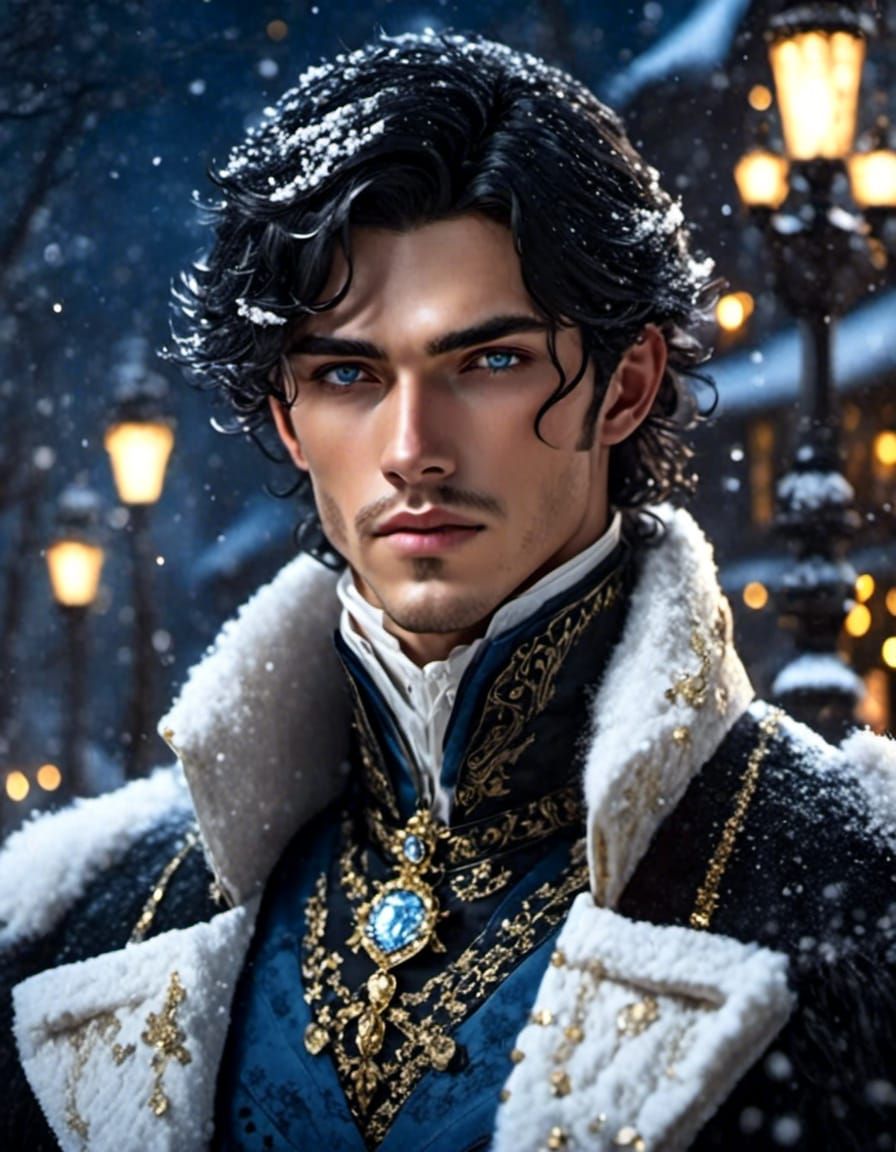 Victorian Freckled Prince Portrait in 3D Animation