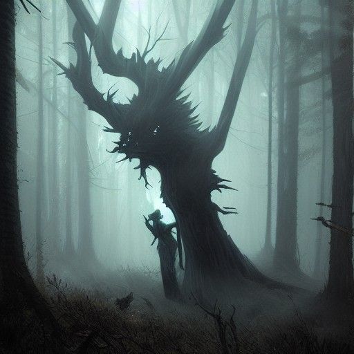 Sinister Ghost of the Woods