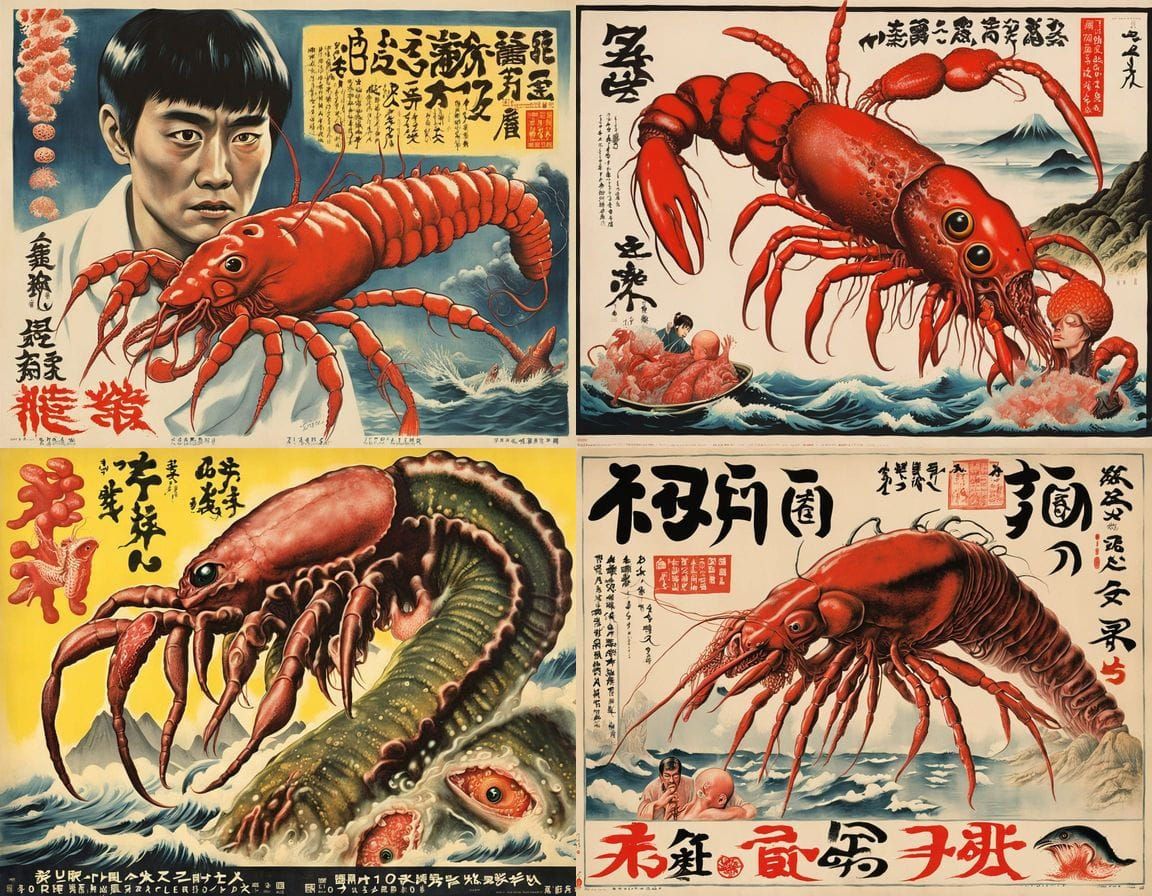 Grotesque Ebi Rah Hybrid Terrorizes 1960s Japanese Film