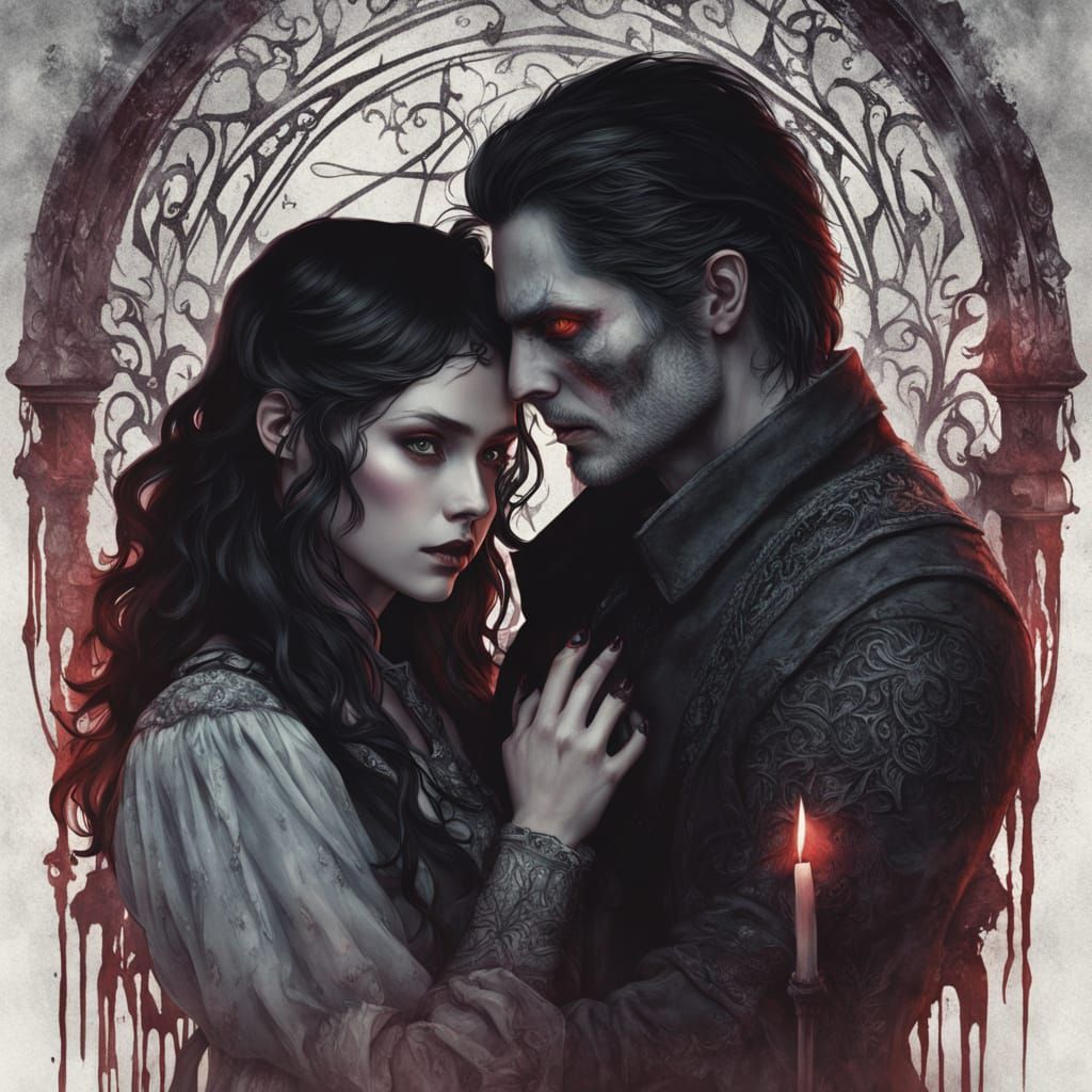 Ethereal Gothic Romance: Ghostly Lovers in Dark Fantasy