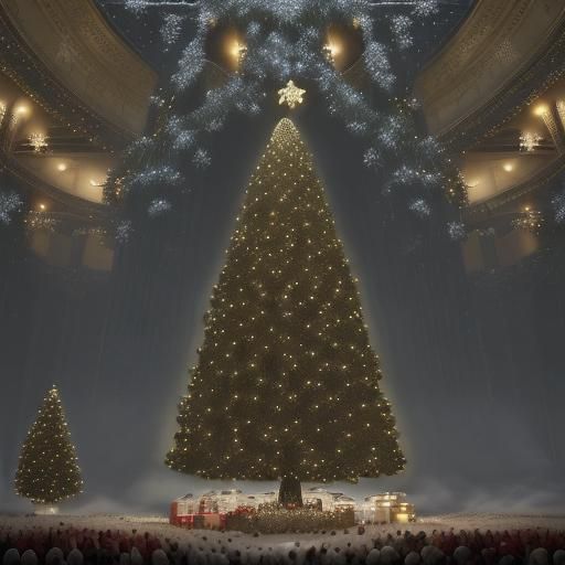 Heavenly Christmas Tree with Handmade Decorations