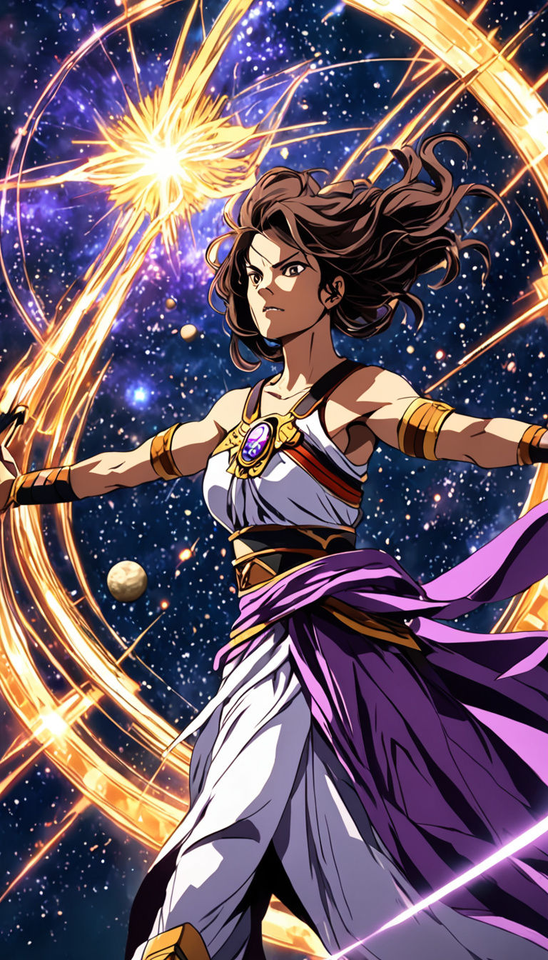 Ancient Goddess Empowered by Cosmic Energy