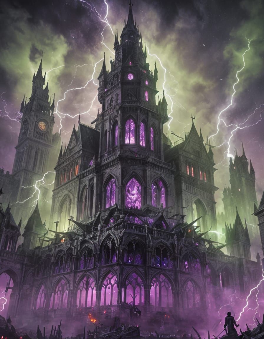 City of the Undead: Hyperrealistic Splash Art