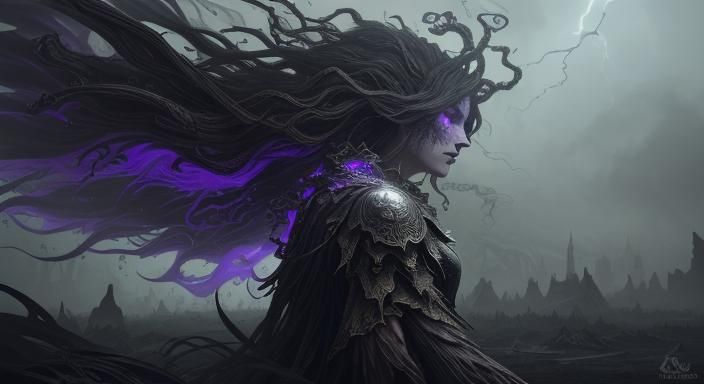 Ghosts in a Tornado: Dark Fantasy Concept Art