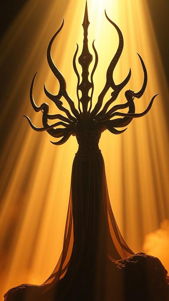 (Nyarlathotep came out of Egypt. He was of the old native bl...