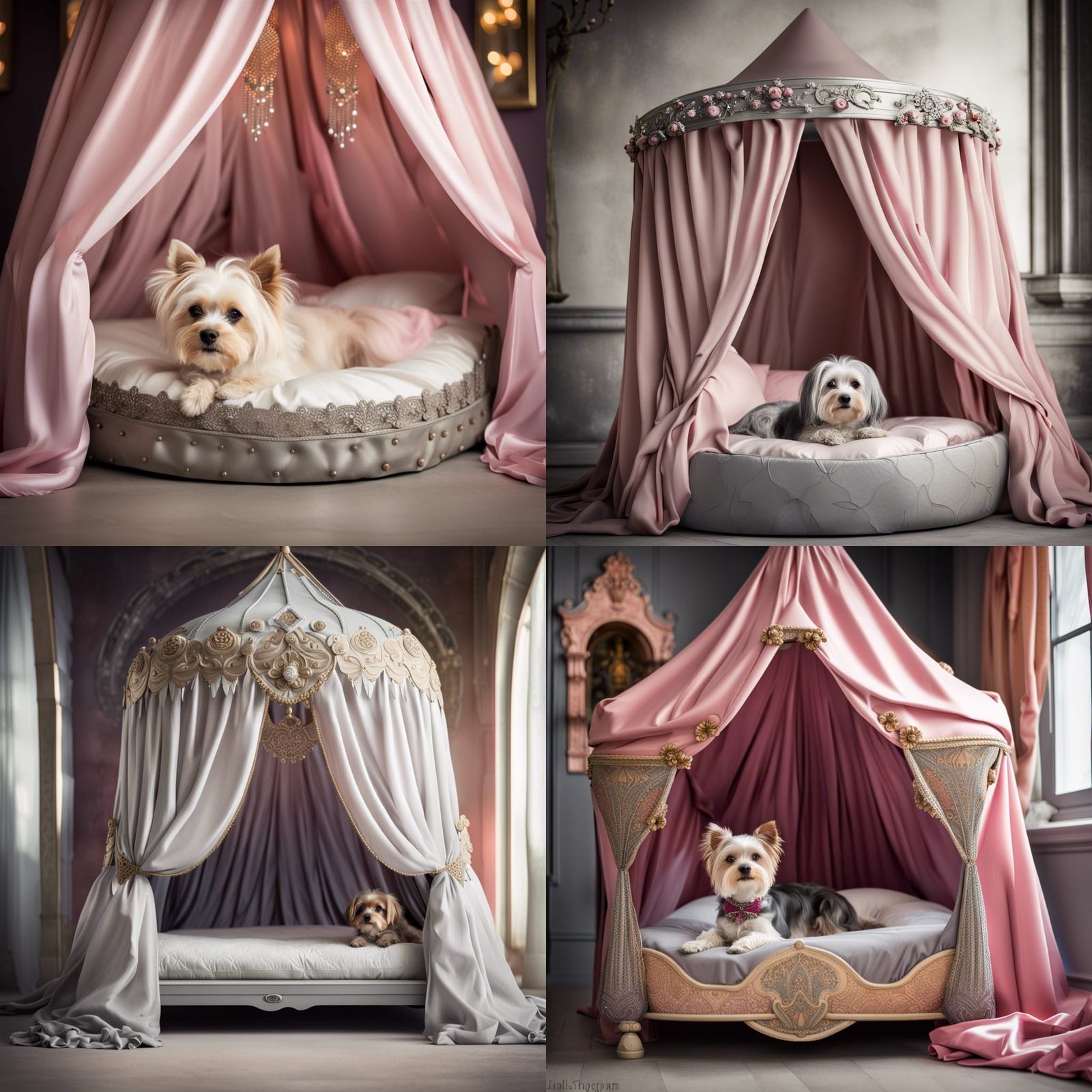 Pet princess beds