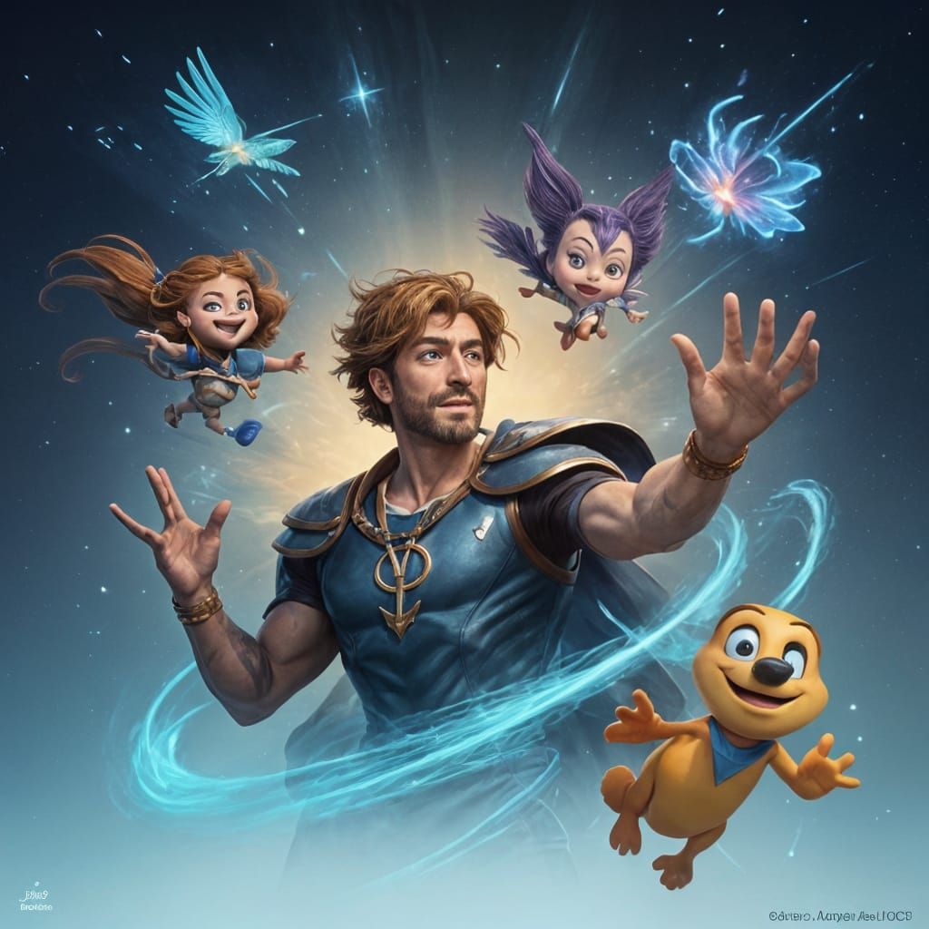 Joyful Chiot in 3D Digital Art