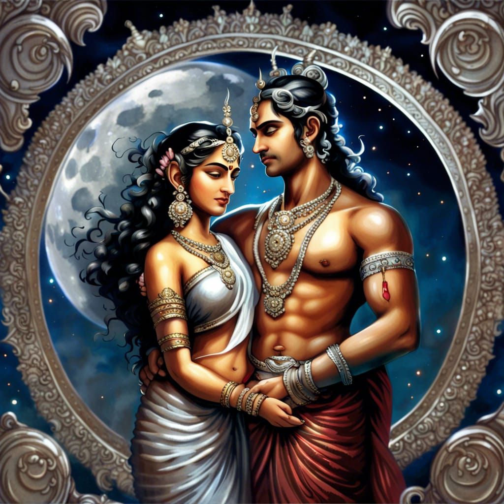 Chandra Embraces Rohini