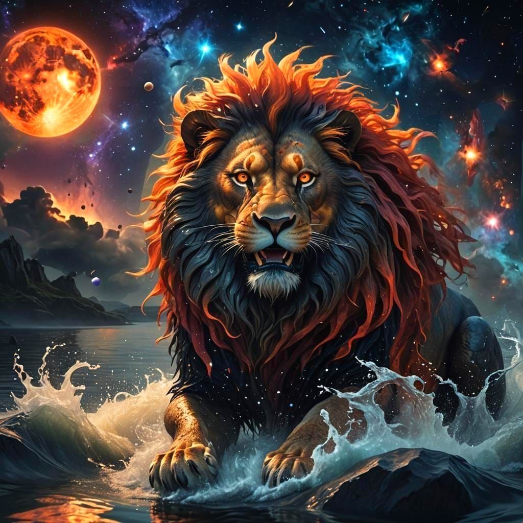 Hyperrealistic Deep Space Nebula with Vortex Stars