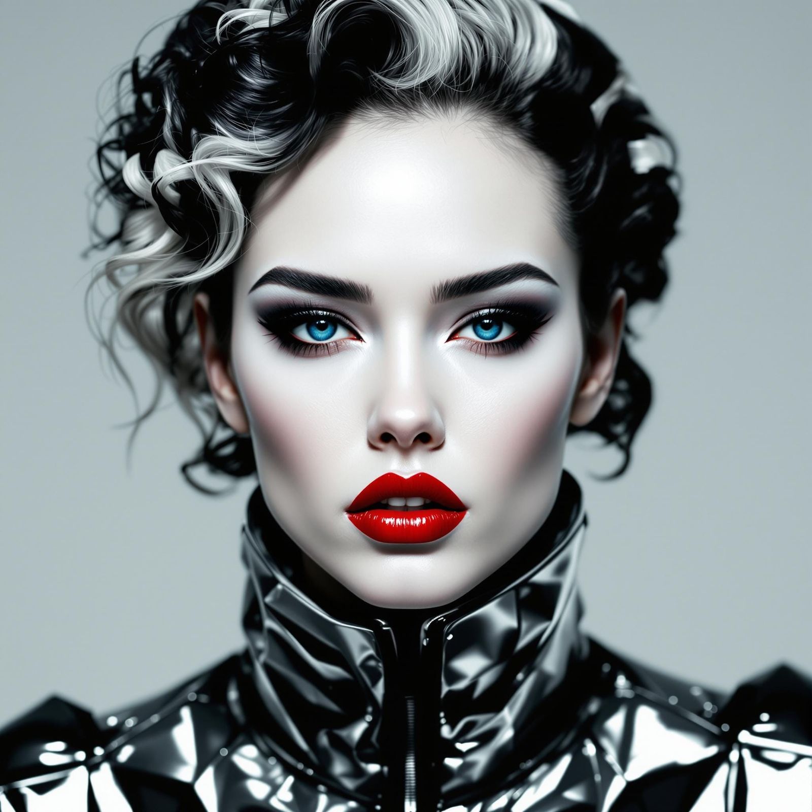 Dramatic Portrait in High Contrast