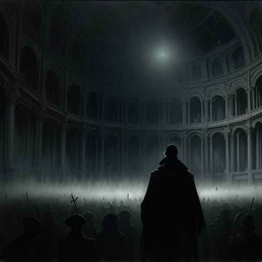 Ethereal Conductor Leads Spectral Orchestra in Ruined Opera ...