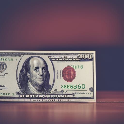 Professional Photo of Money with Bokeh