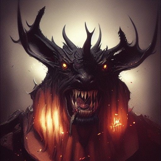 Sinister President Buer: A Fantasy Art Portrait