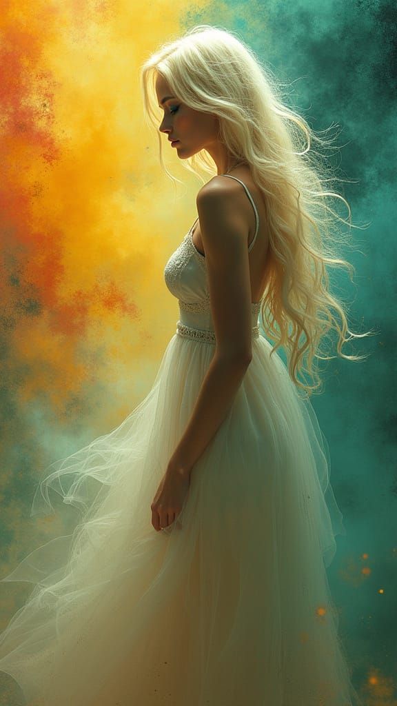 Transparent African Ghost in Abstract Savannah Style