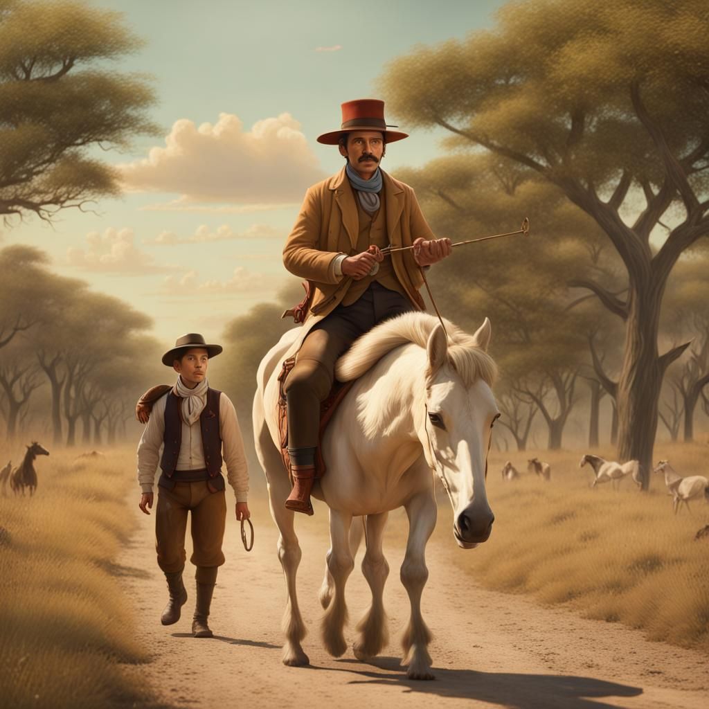 Gaucho Leads Journey Through Pampas: Wes Anderson Style