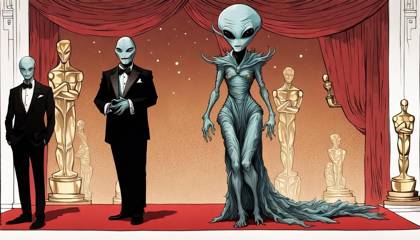 "Good Evening, Ladies and Gentlemen! Clear resemblance, isn't it? I am your new hostess for this evening. It's going to ...