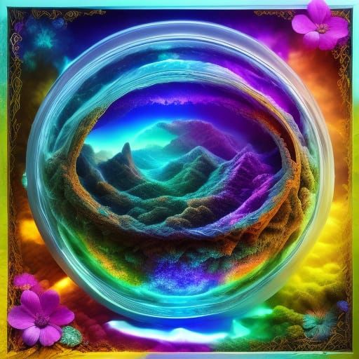 Magical Talking Flower in Enchanted Garden