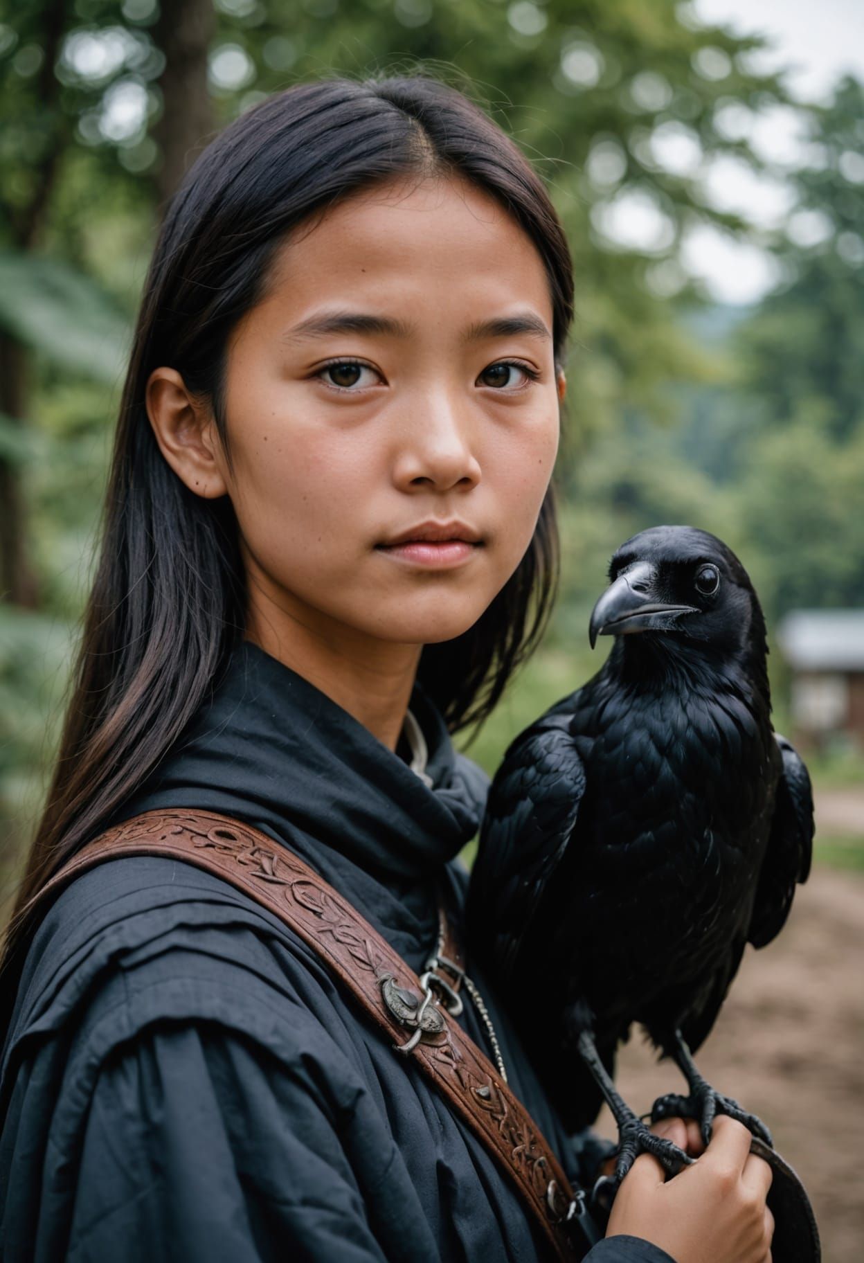 Ravyn & her Raven