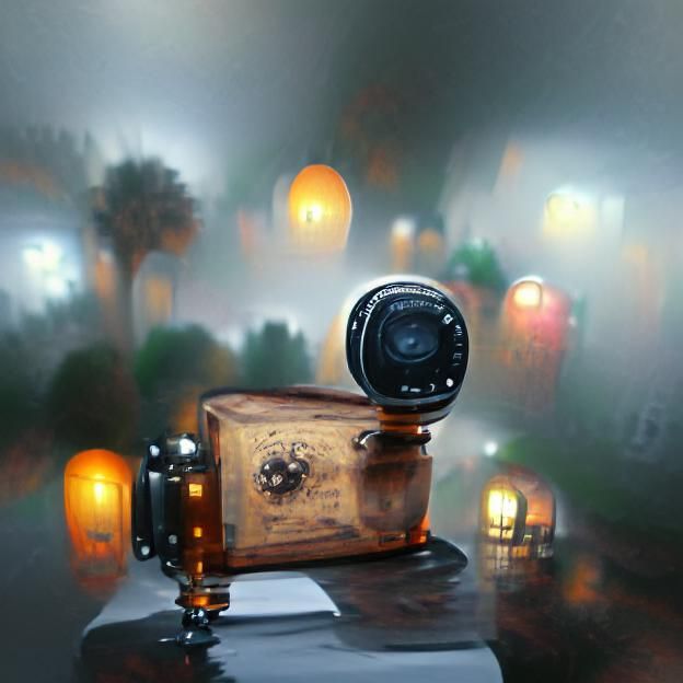 Creepy Haunted Camera Obscura in Fog