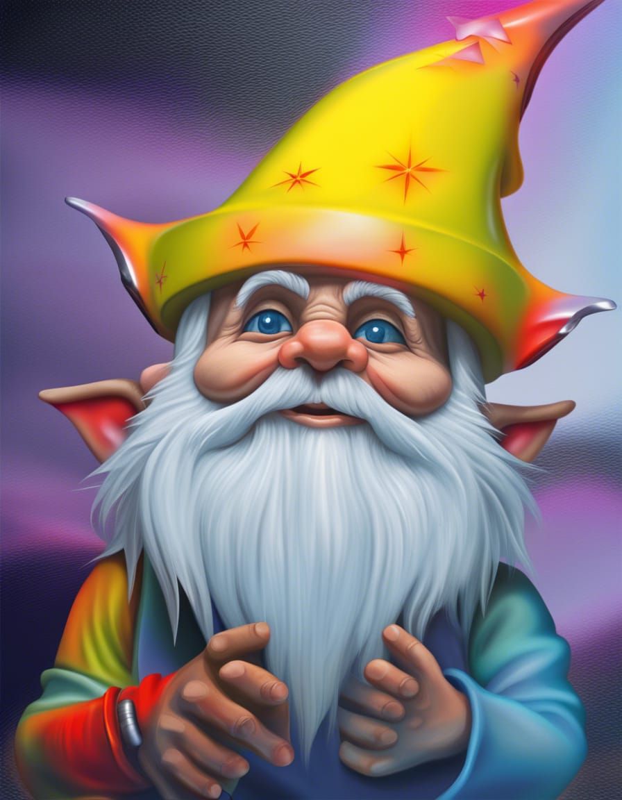 Hyperrealistic Gnome in Photorealistic Style