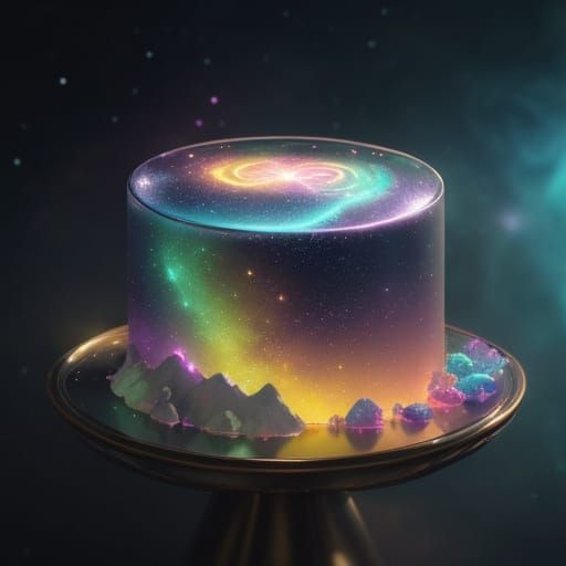 Galaxy cake