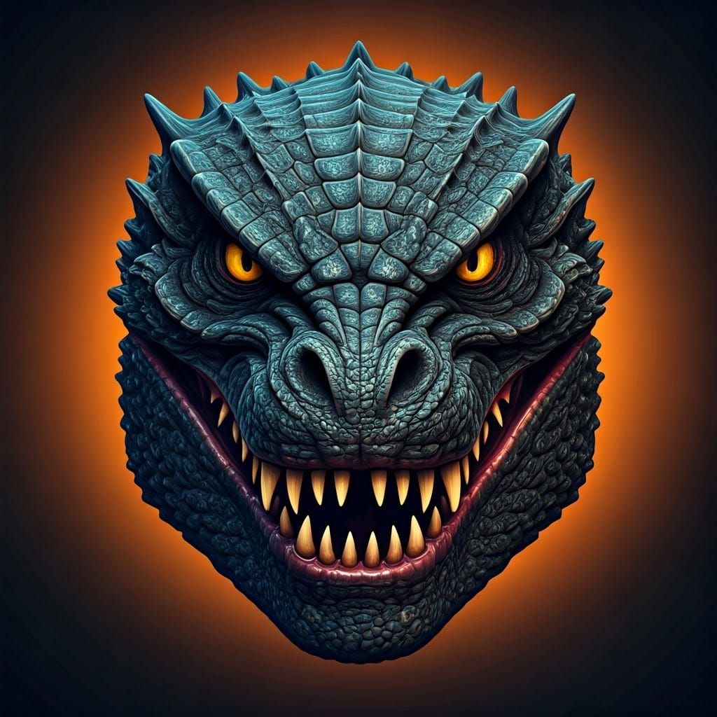 Menacing Godzilla-Inspired Concept Art in 4K