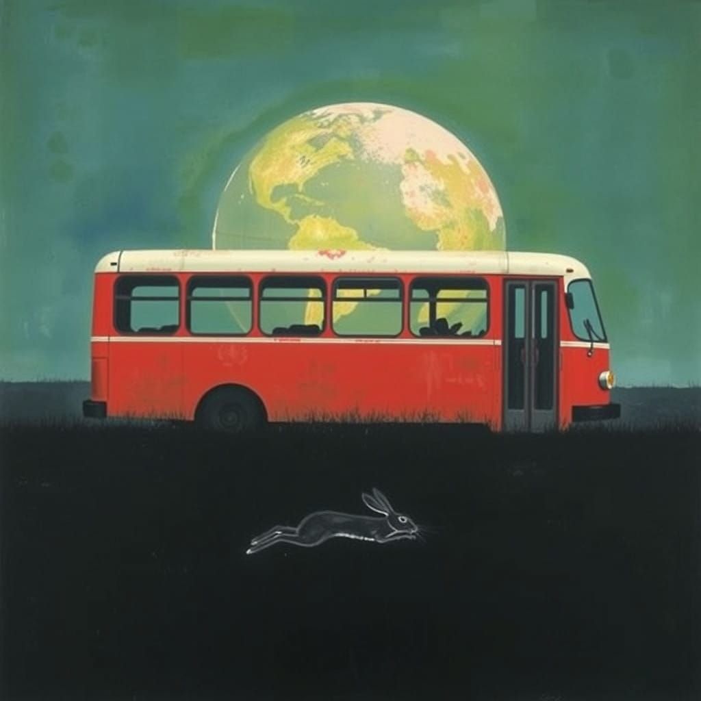 Cosmic Dawn in Vibrant Abstraction