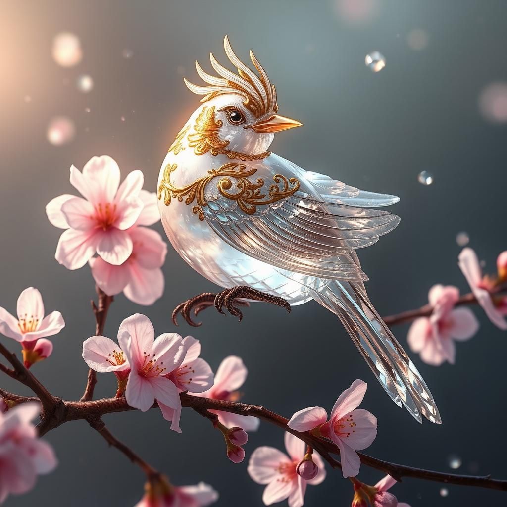 Crystal Gold Finch