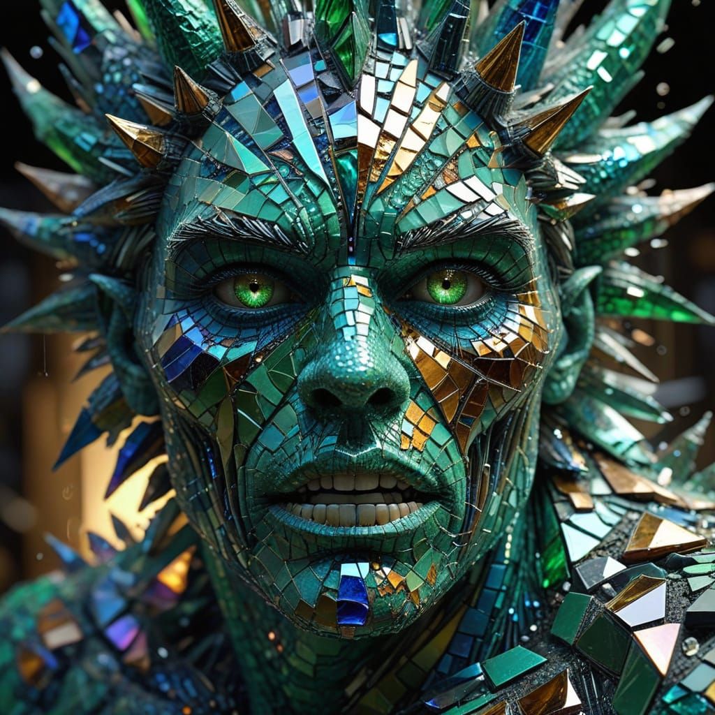 A mosaic monster