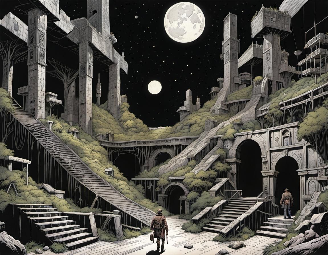 Irkni Burr's Corpulent Adventure: Comic Book Art