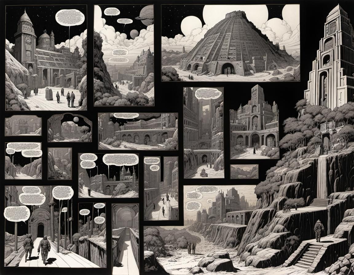 Comic Book Archeological Adventuress in Underground Lab