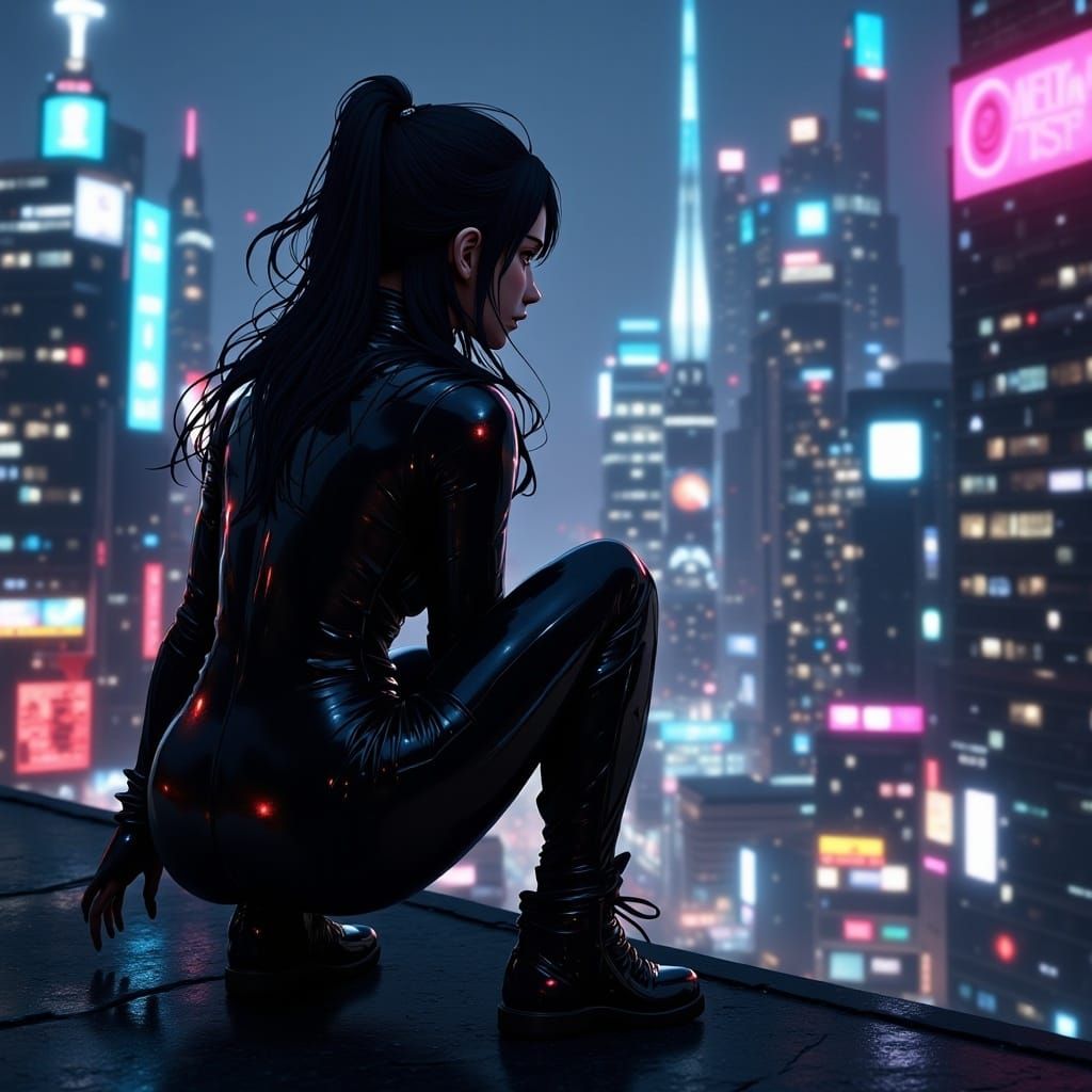 <lora:Cosmic Spiced:1.0> is Black Widow