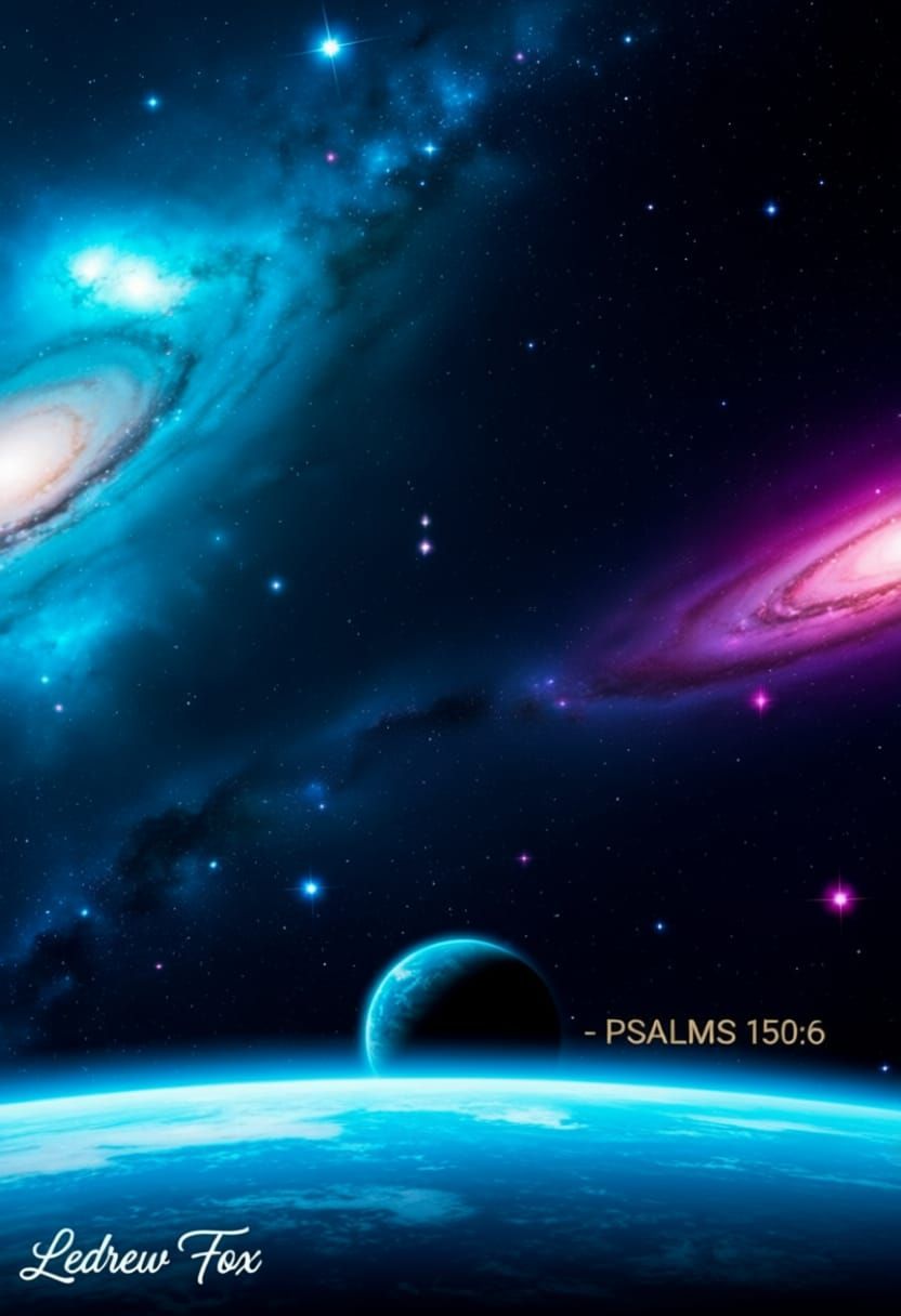 Cosmic Space Quote Image: Praise the LORD