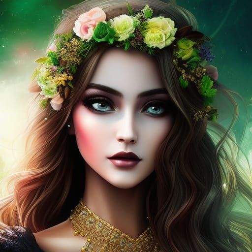 Cyberpunk Aphrodite Portrait in 8k Resolution