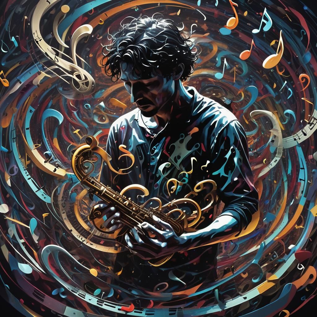 Drowning in Music: Dark Surrealism in 3D