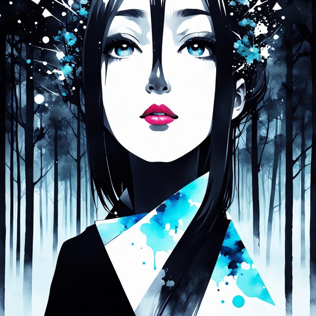 Minimalist Woman in Nature