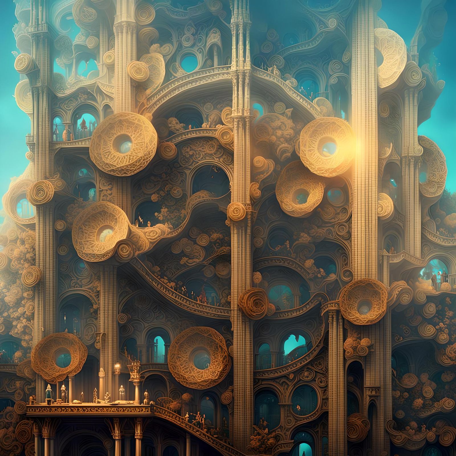 Epic Digital Matte Painting of Saudade