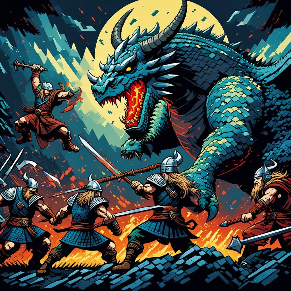 Viking Dragon Warriors