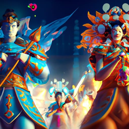 Korean Gods at 2032 Olympics: Fantasy Concept Art