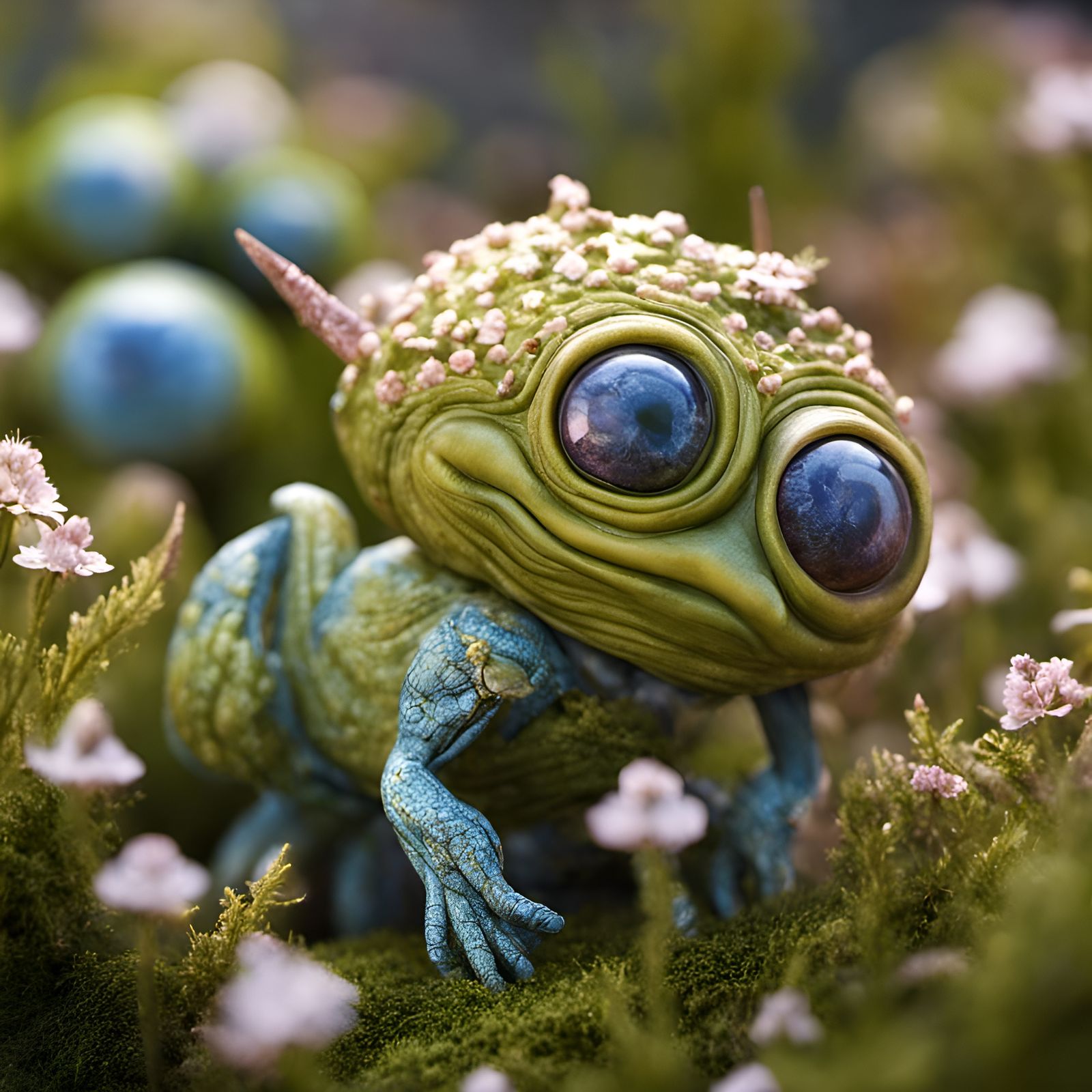 Bizarre Alien Feast in Hyperrealistic Magical Realism