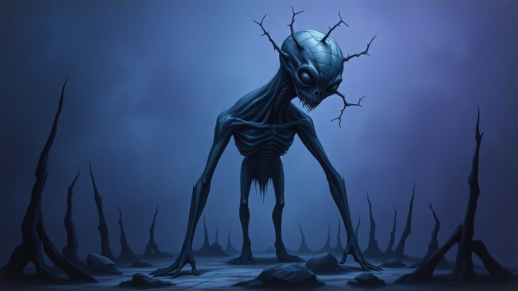 Ethereal Abstraction in Dark Surrealism