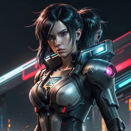 Nintendo Switch Girl in Anime Style