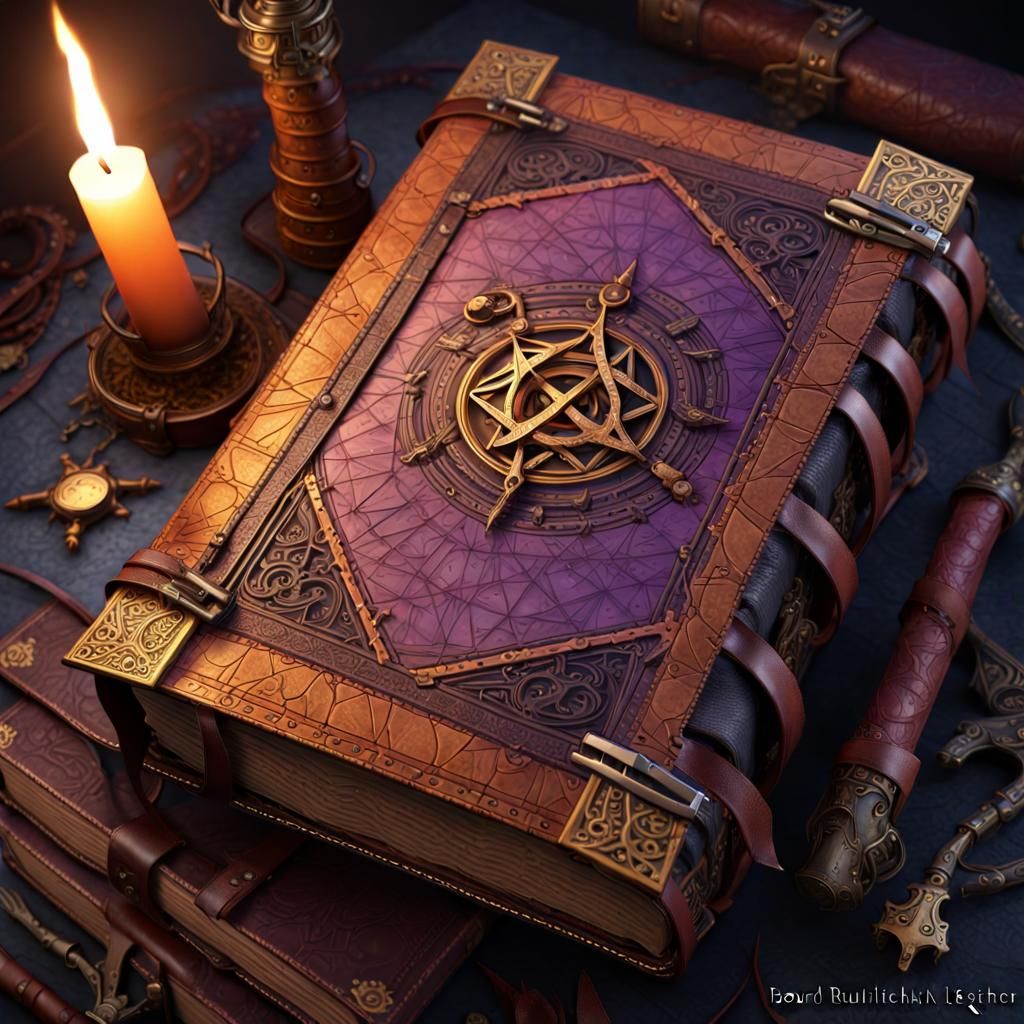 Cursed Spellbook: Dark Fantasy Concept Art
