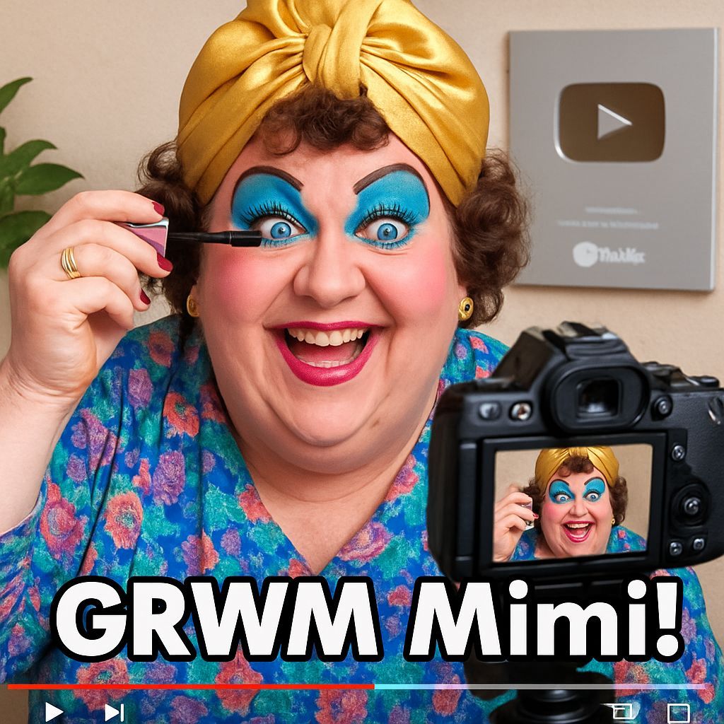 Mimi Bobeck as Makeup Influencer: Humorous Parody