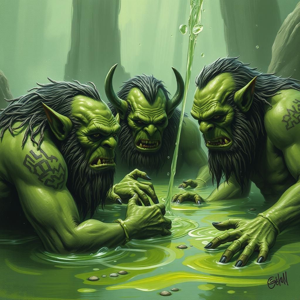 Orcs' Slime Bath