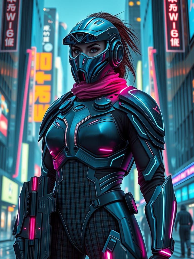 Cyberpunk Gingham
