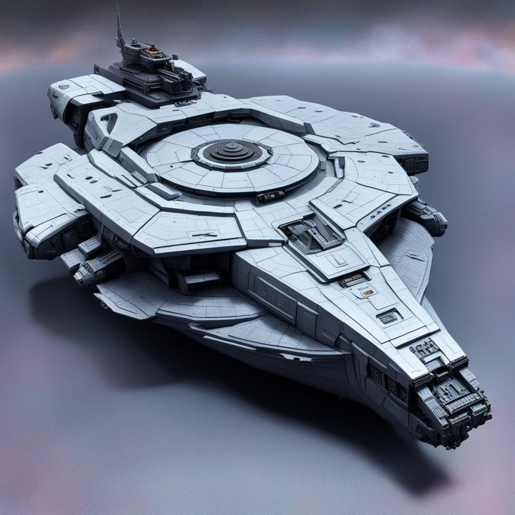 Miranda Class Kitbash with Megatron