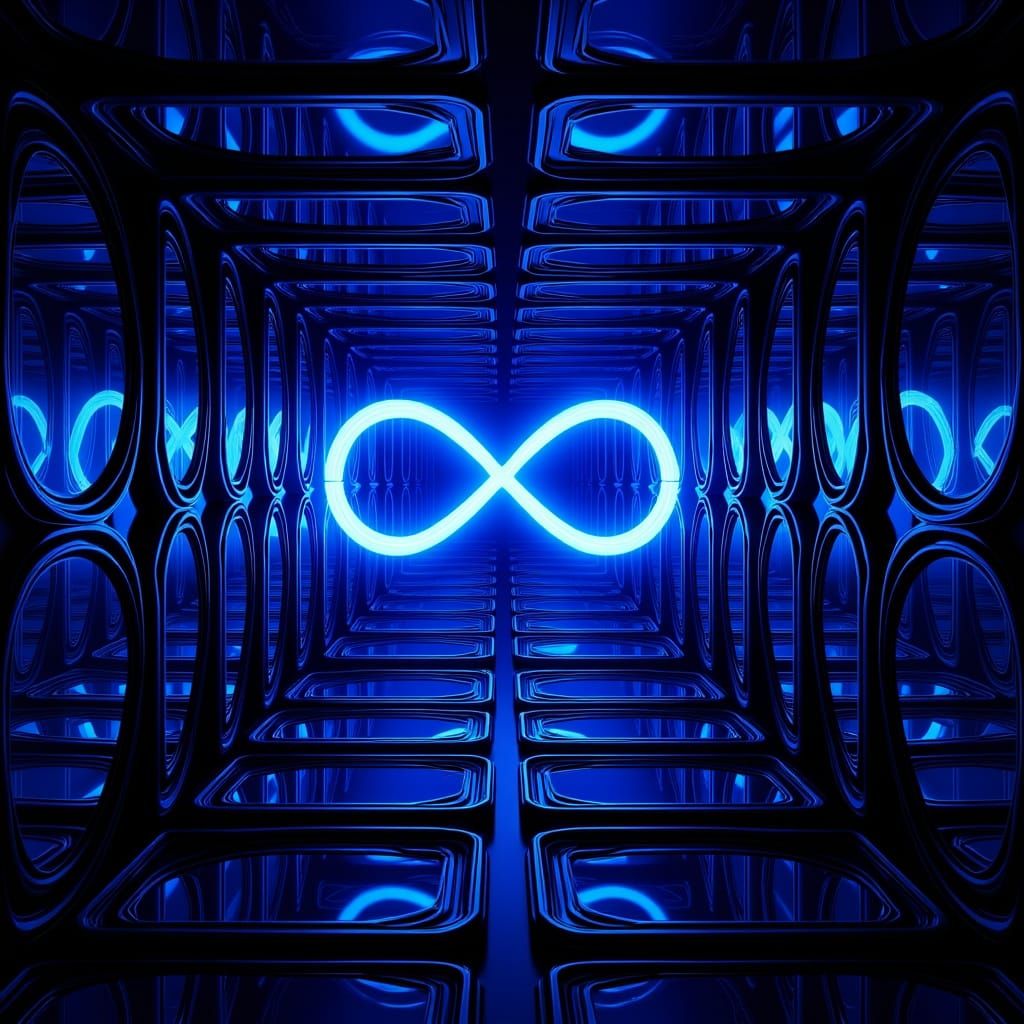 Kaleidoscope of Infinity: Mirrored Reflections