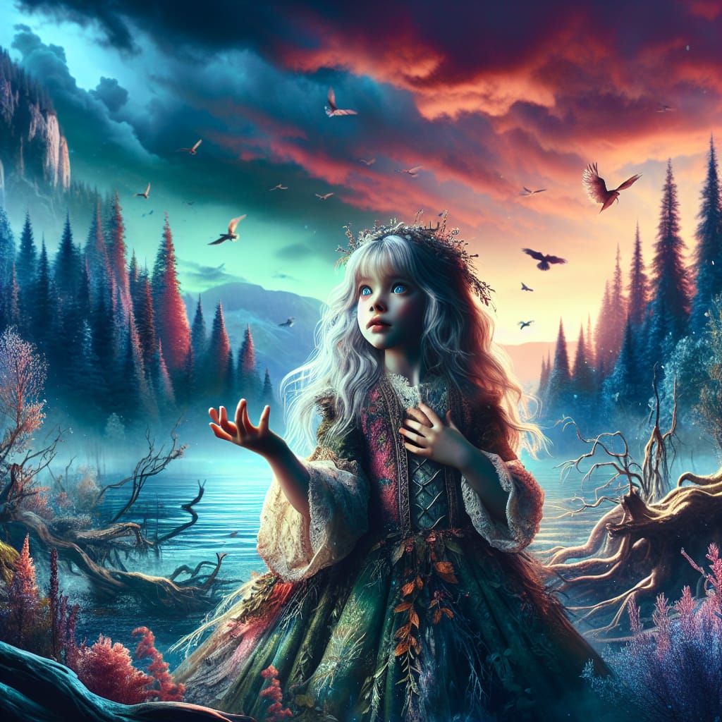 Vampire Mermaid Child: Scandinavian Goddess of the Lake